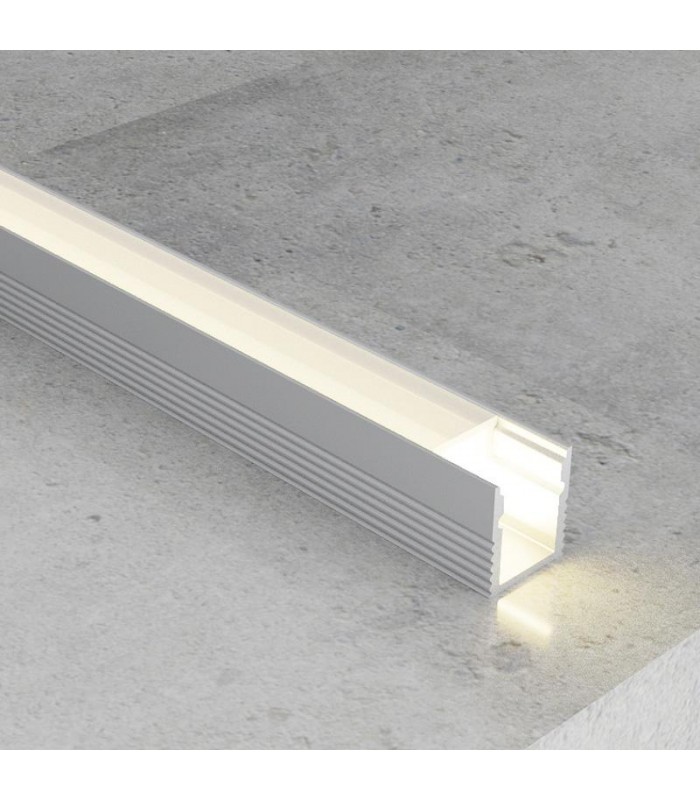 Perfil Aluminio FINE  Superficie -2 Metros-