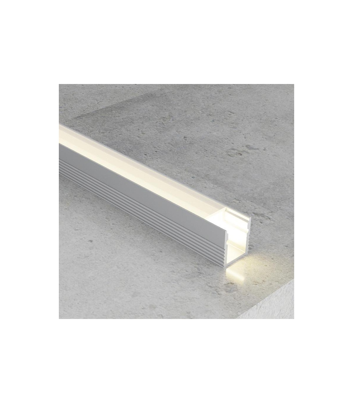 Perfil Aluminio FINE  Superficie -2 Metros-