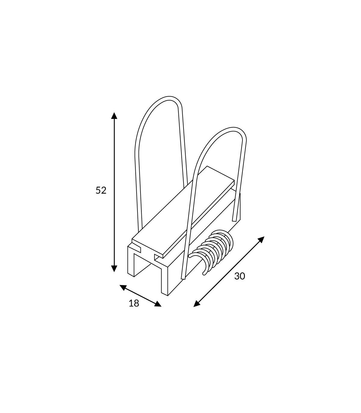 Grapas Para Perfil de Aluminio "l"