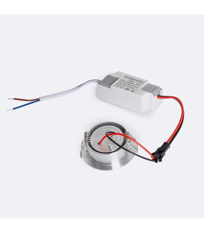Downlight LED COB Direccionable 1W 90Lm IP20