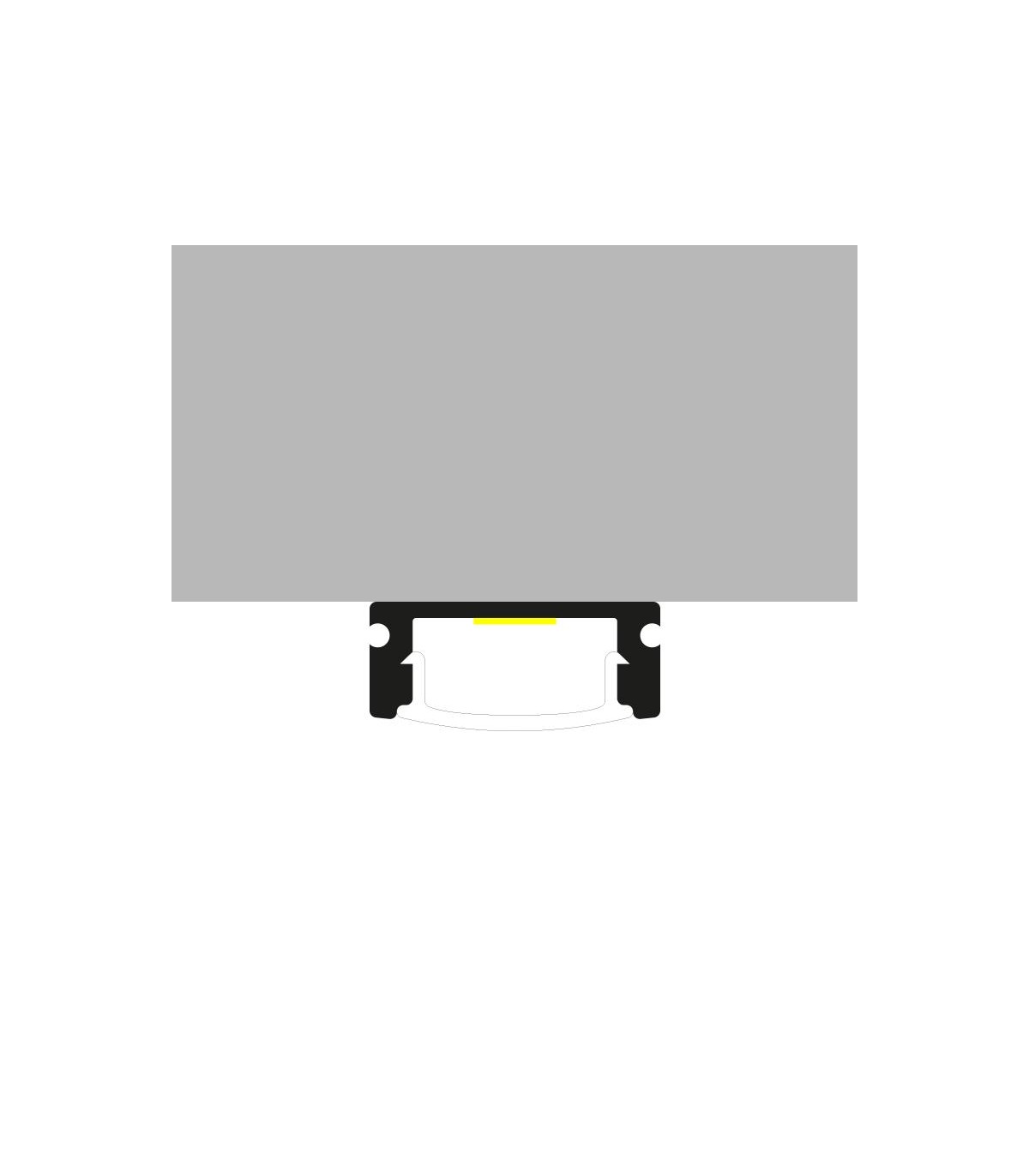 Perfil Aluminio SID Superficie -2 Metros-