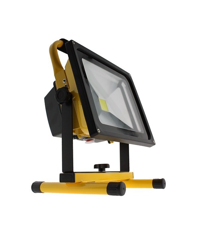 Proyector LED Portatil 30W 2.700Lm C/BATERIA 6000K IP65