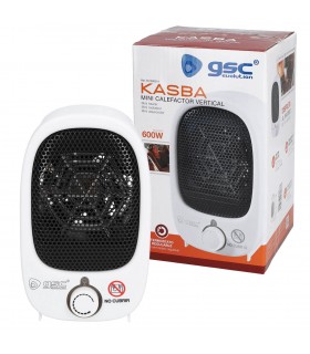 Mini Calefactor Vertical KASBA 600W Blanco