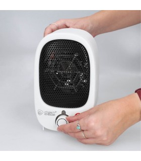Mini Calefactor Vertical KASBA 600W Blanco