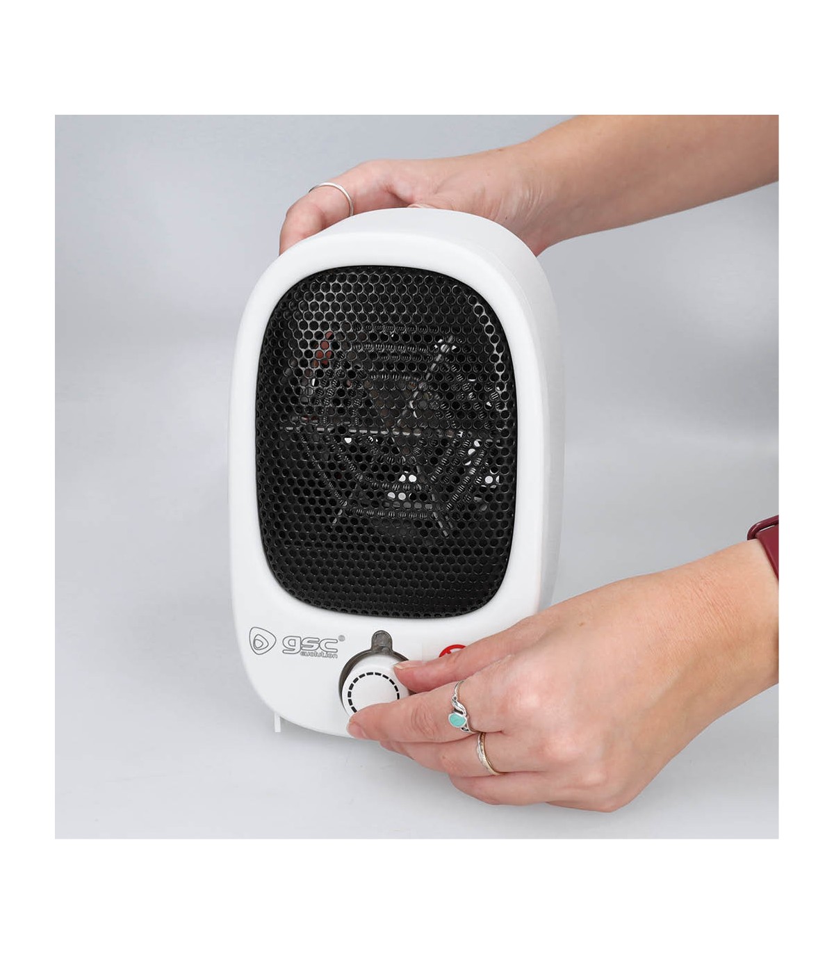 Mini Calefactor Vertical KASBA 600W Blanco