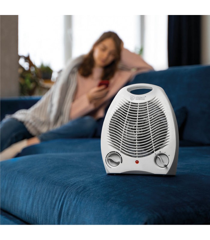 Calefactor De Suelo Vertical TUPA 2000W Blanco