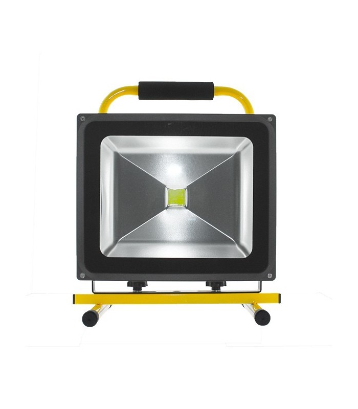 Proyector LED Portatil 50W 4.500Lm C/BATERIA 6000K IP65