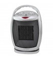 Calefactor Vertical Giratorio Ceramico PRATA 1500W Gris/Negro