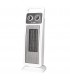 Calefactor Vertical Giratorio Ceramico ANDAZA 2000W Blanco/Gris