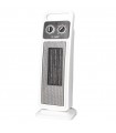 Calefactor Vertical Giratorio Ceramico ANDAZA 2000W Blanco/Gris