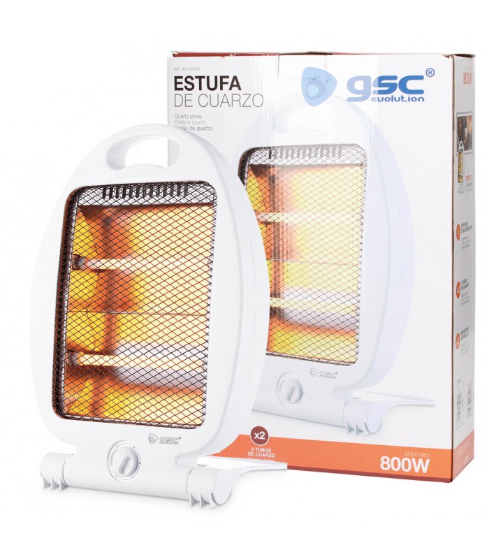 Estufa de Cuarzo Vertical FARTURA Max. 800W 2 Tubos