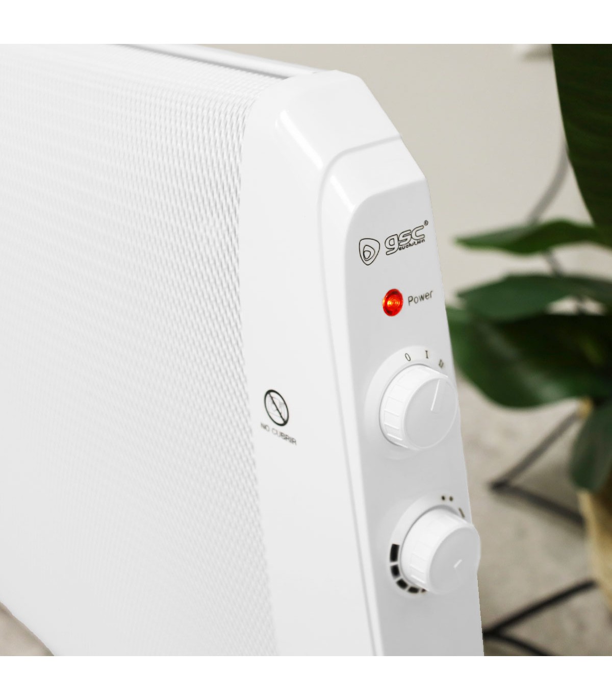 Radiador de Mica KAMBAL 1500W Blanco
