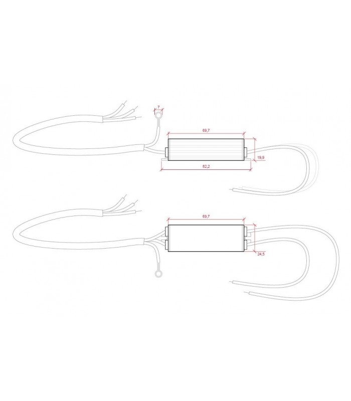 Led Driver 20W 24-36V 400mA  ±5% IP65