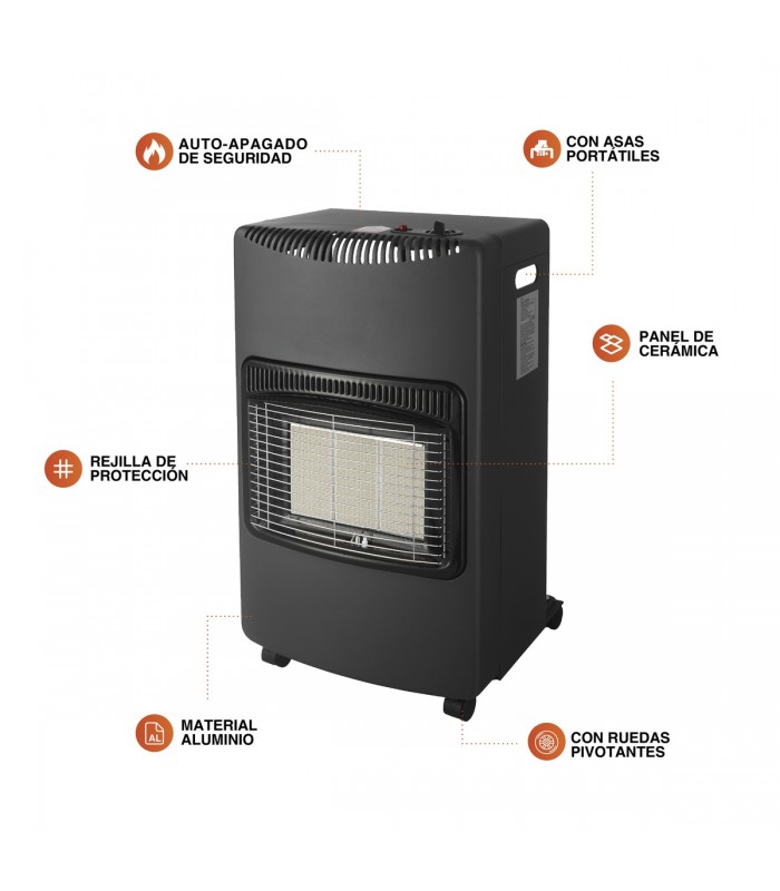 Estufa de Gas de Infrarrojos Plegable MOCOCA Max. 4200W