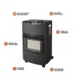 Estufa de Gas de Infrarrojos Plegable MOCOCA Max. 4200W