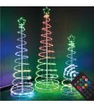 Árbol de Navidad LED HODE USB + Mando 24 Funciones IP44 RGB