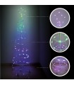 Árbol de Navidad LED HODE USB + Mando 24 Funciones IP44 RGB