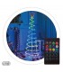 Árbol de Navidad LED HODE USB + Mando 24 Funciones IP44 RGB