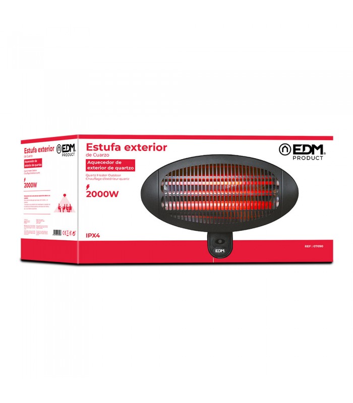 Estufa De Cuarzo De Exterior 2000W