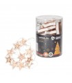 Estrellas Led Madera 1.35m 2xAA 3000K