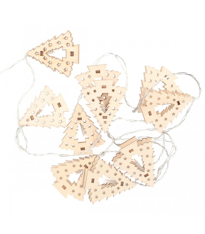 Árboles Led Madera 1.35m 2xAA 3000K