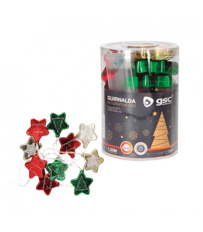 Estrellas LED Multicolor 1.35m 3000K