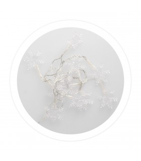 Copos de Nieve Transparentes 1.35m 6000K