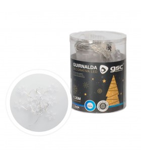 Copos de Nieve Transparentes 1.35m 6000K