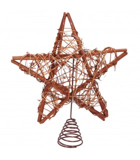 Estrella de Ratán LED 25cm 3000K