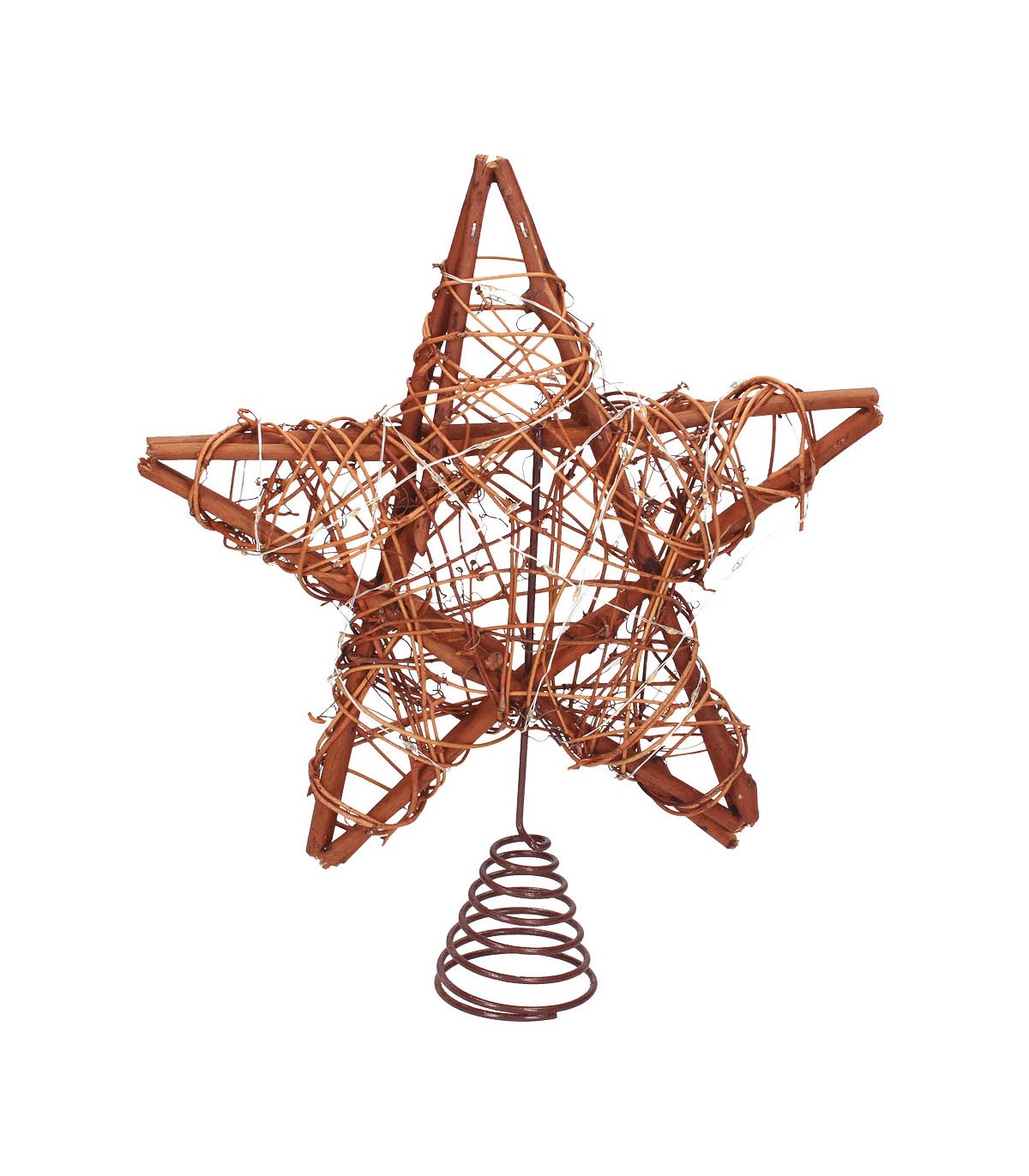 Estrella de Ratán LED 25cm 3000K