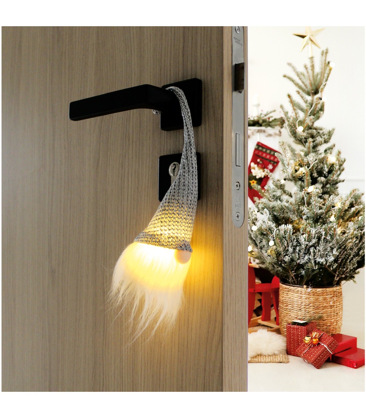 Gnomo Navidad LED Gelbin 26cm 3000K