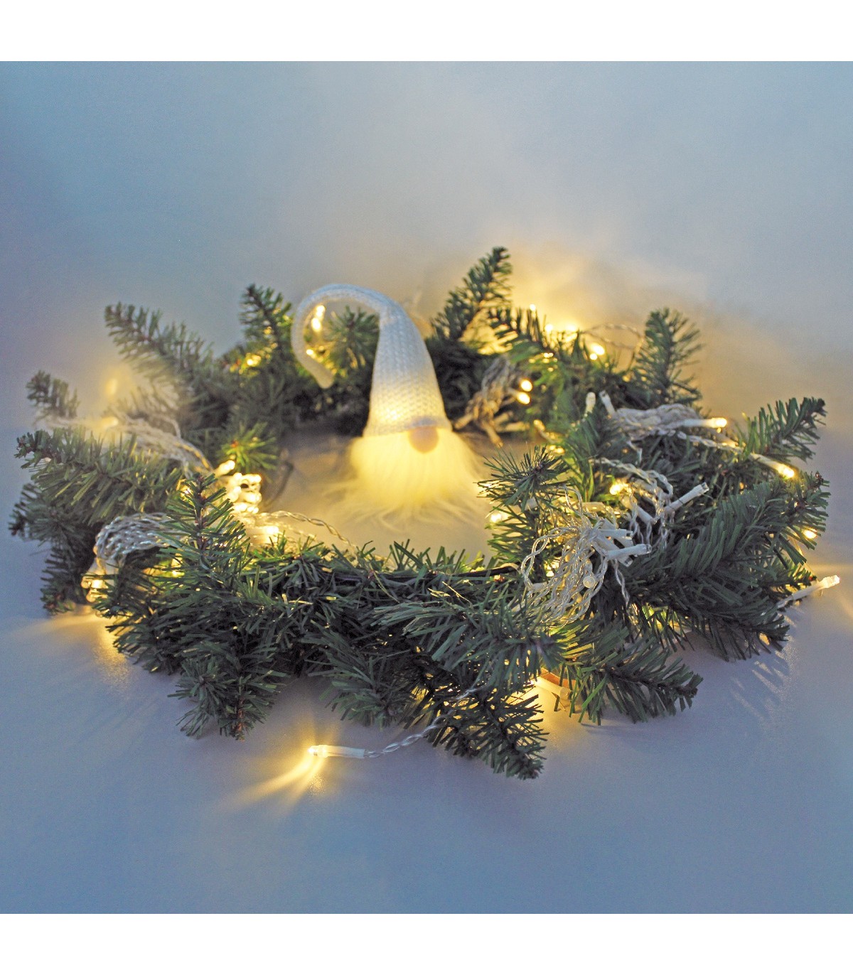 Gnomo Navidad LED Gelbin 26cm 3000K