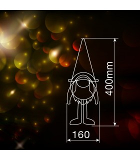 Gnomo de Pie LED Kazbo 40cm 3000K
