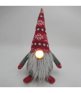 Gnomo sentado LED Hagin 36cm 3000K