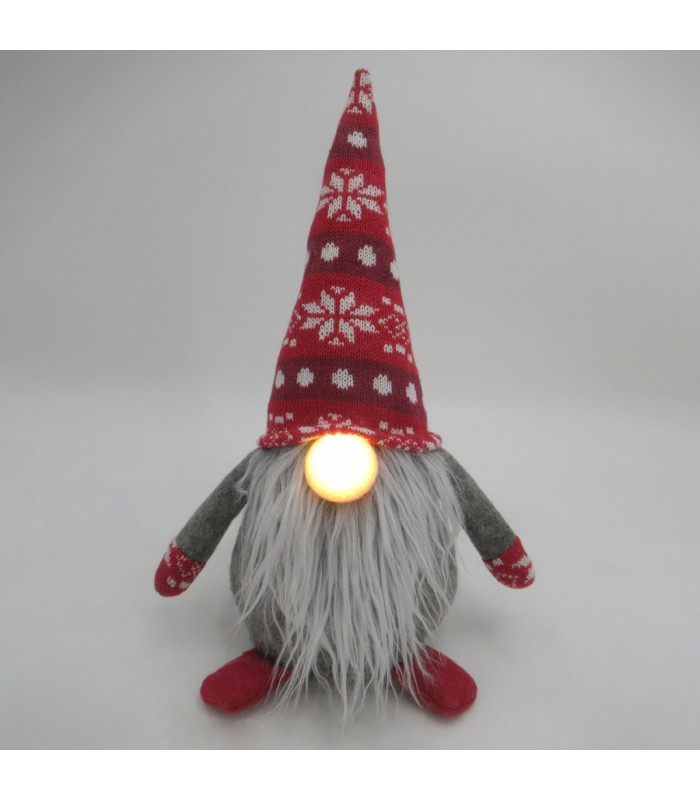 Gnomo sentado LED Hagin 36cm 3000K