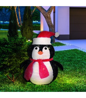 Pingüino Plegable LED 8 Funciones 60cm IP44