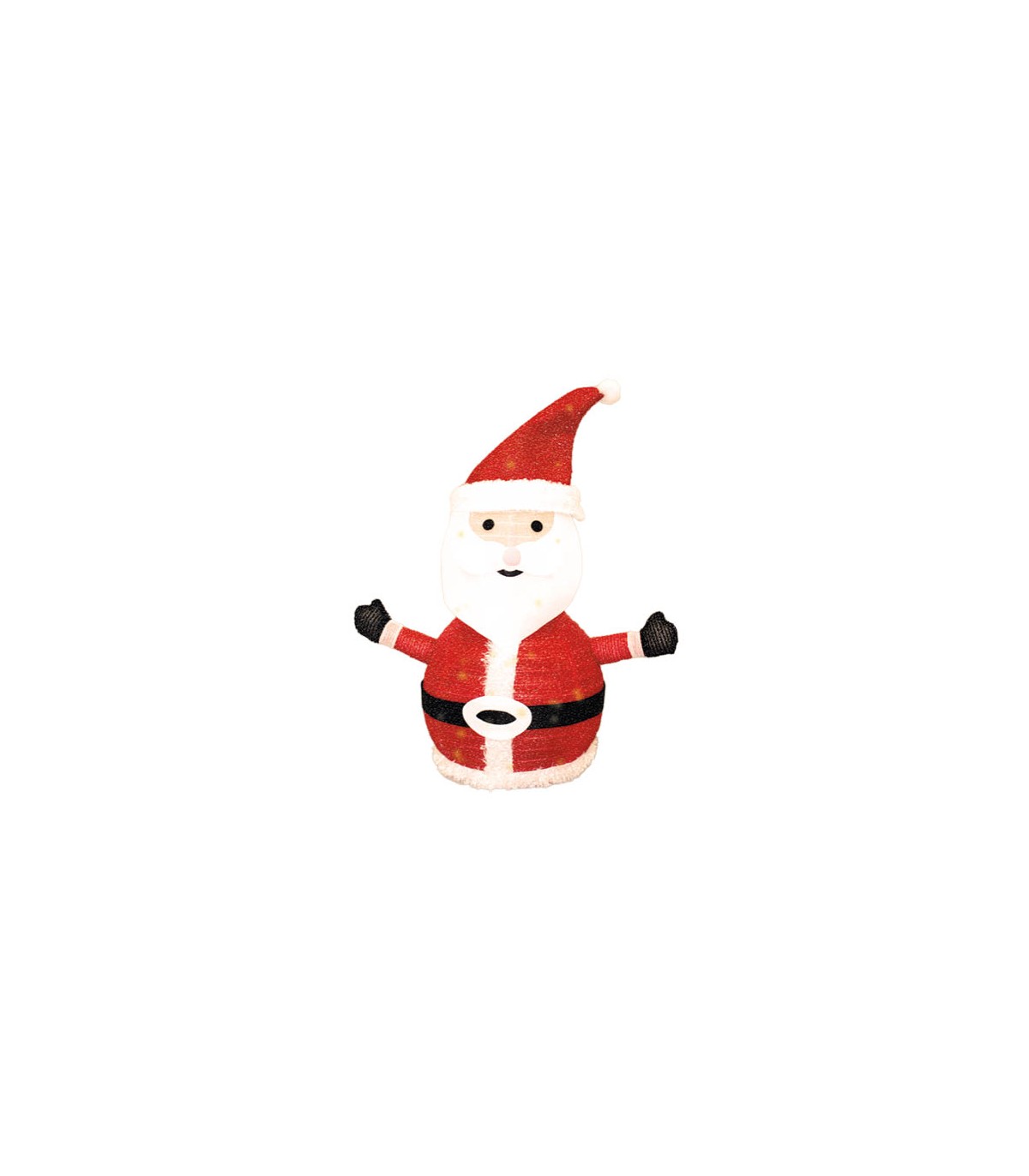 Papa Noel Plegable LED 8 Funciones 70cm IP44