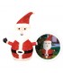 Papa Noel Plegable LED 8 Funciones 70cm IP44