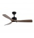 Ventilador de Techo AZABACHE DC Negro 20W 2350LM 3 Aspas Roble CCT