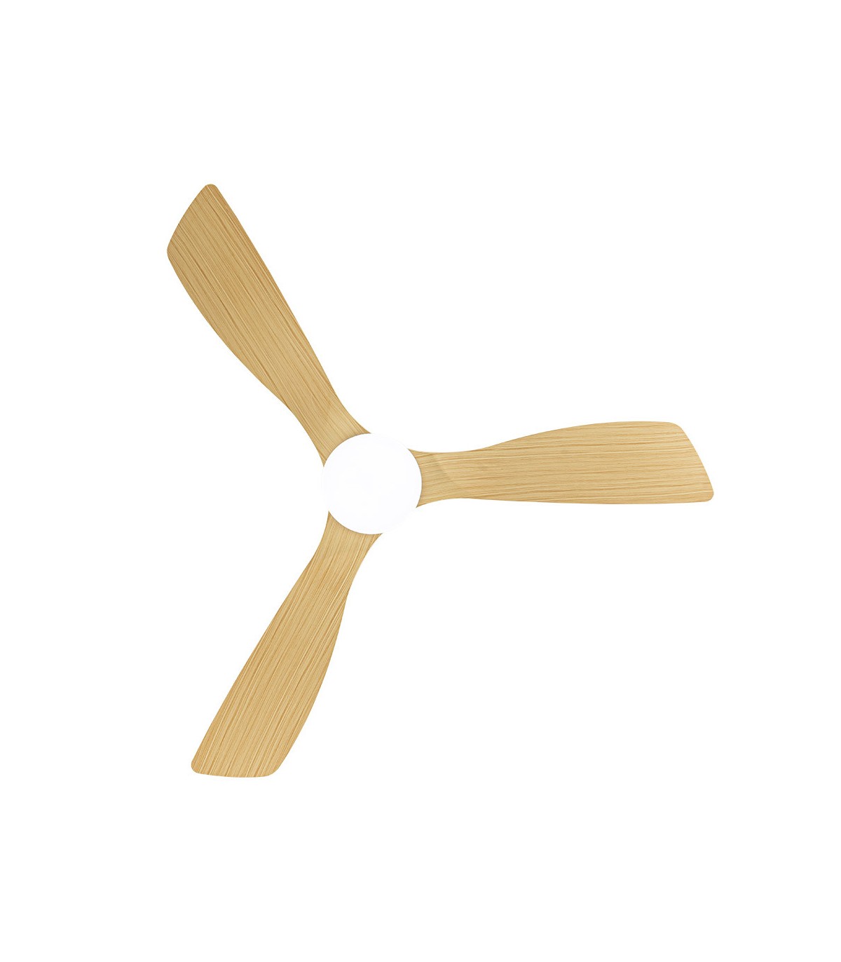 Ventilador de Techo AZABACHE DC Blanco 20W 2350LM 3 Aspas Haya CCT