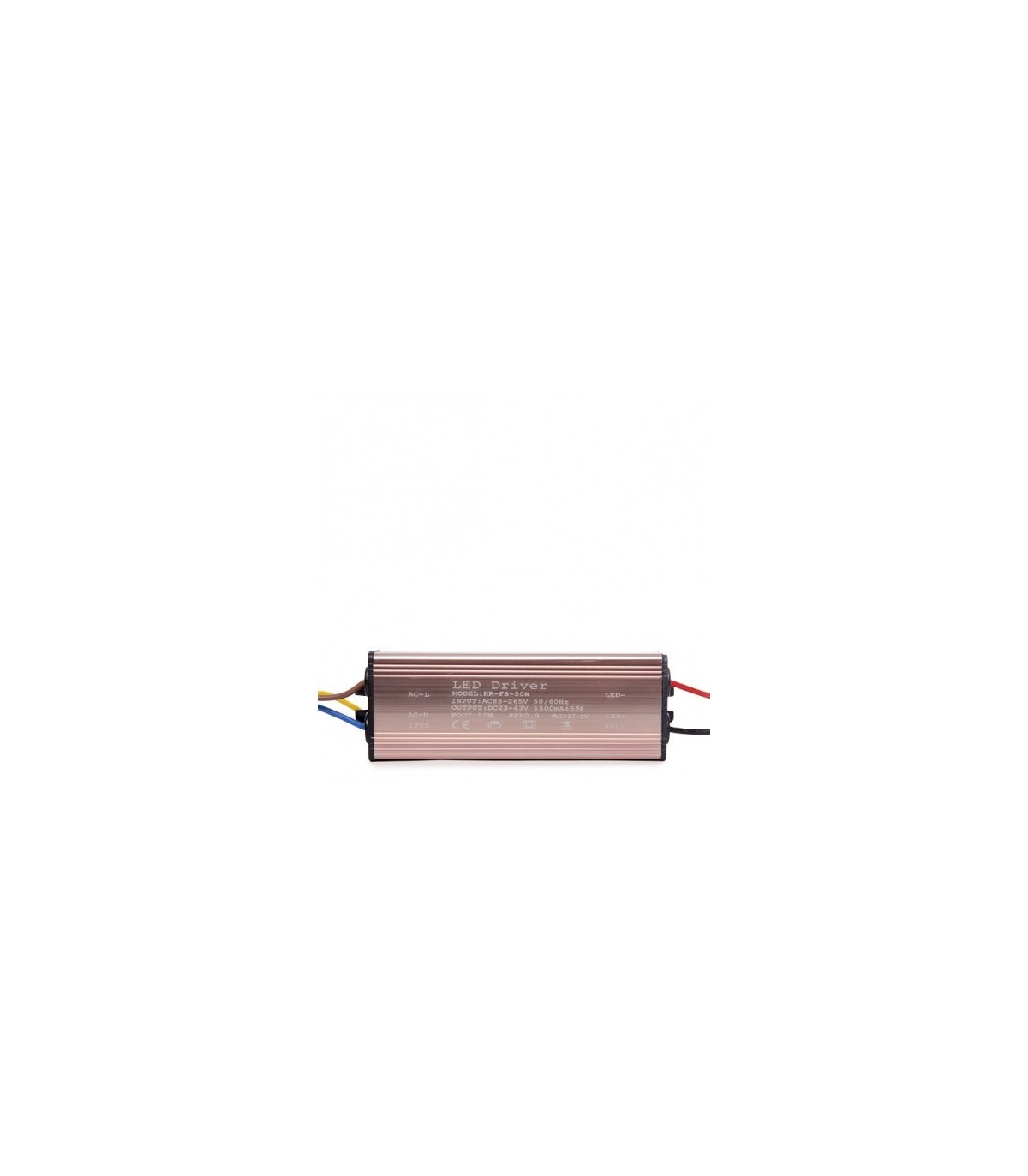 Led Driver 50W OUT-DC 24-36V 1500mA ±5% IP65