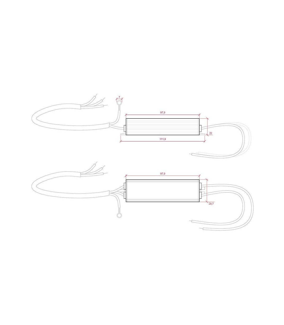 Led Driver 50W OUT-DC 24-36V 1500mA ±5% IP65