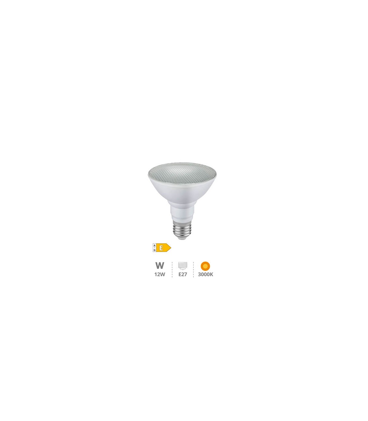 Bombilla Led PAR30 12W E27 1450Lm IP65