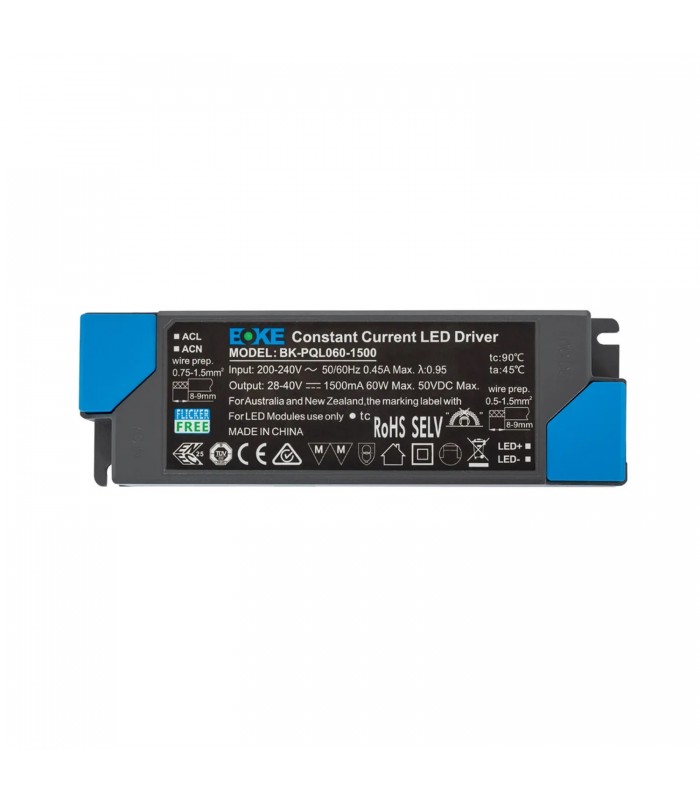 Driver BOKE 60W OUT DC 28-42V 1500mA IP20