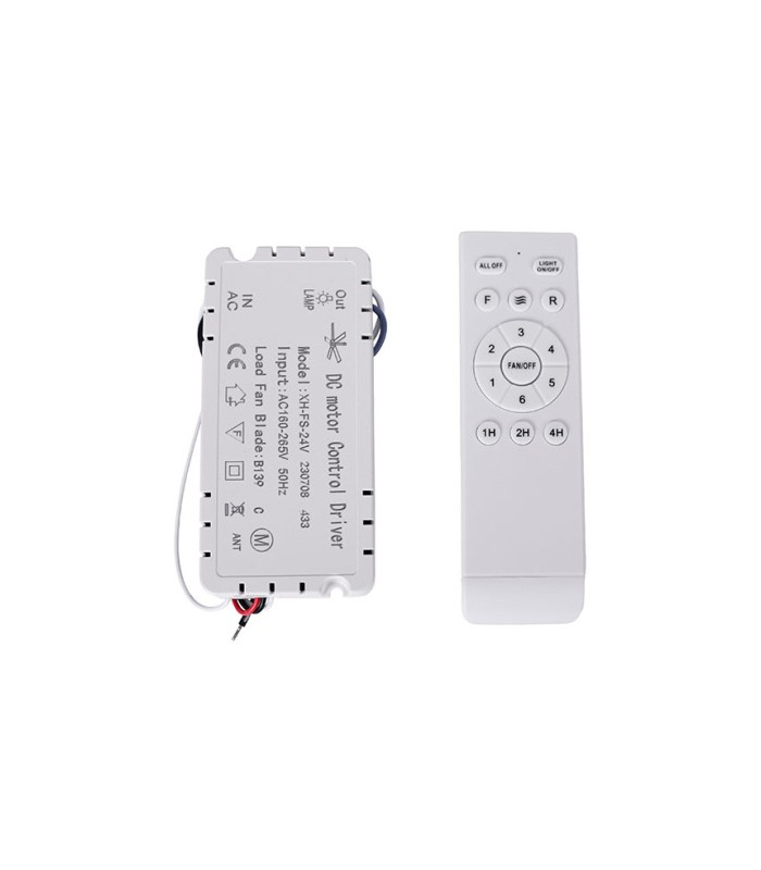 Control Remoto Radio frecuencia Ventilador Motor DC