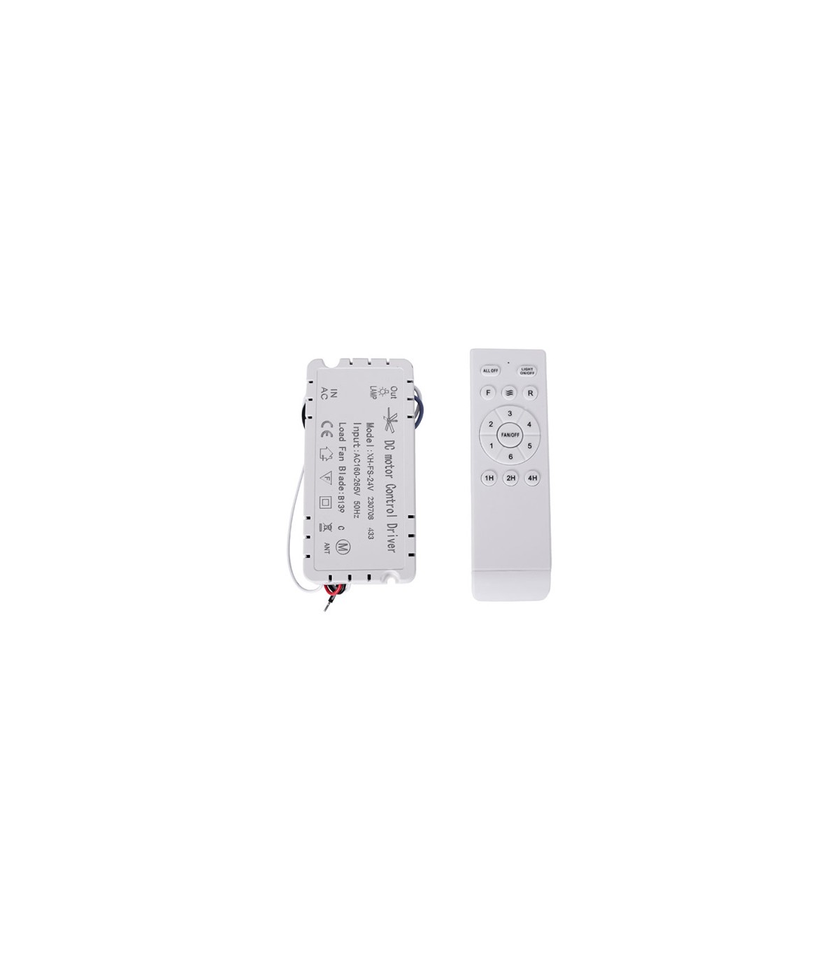 Control Remoto Radio frecuencia Ventilador Motor DC