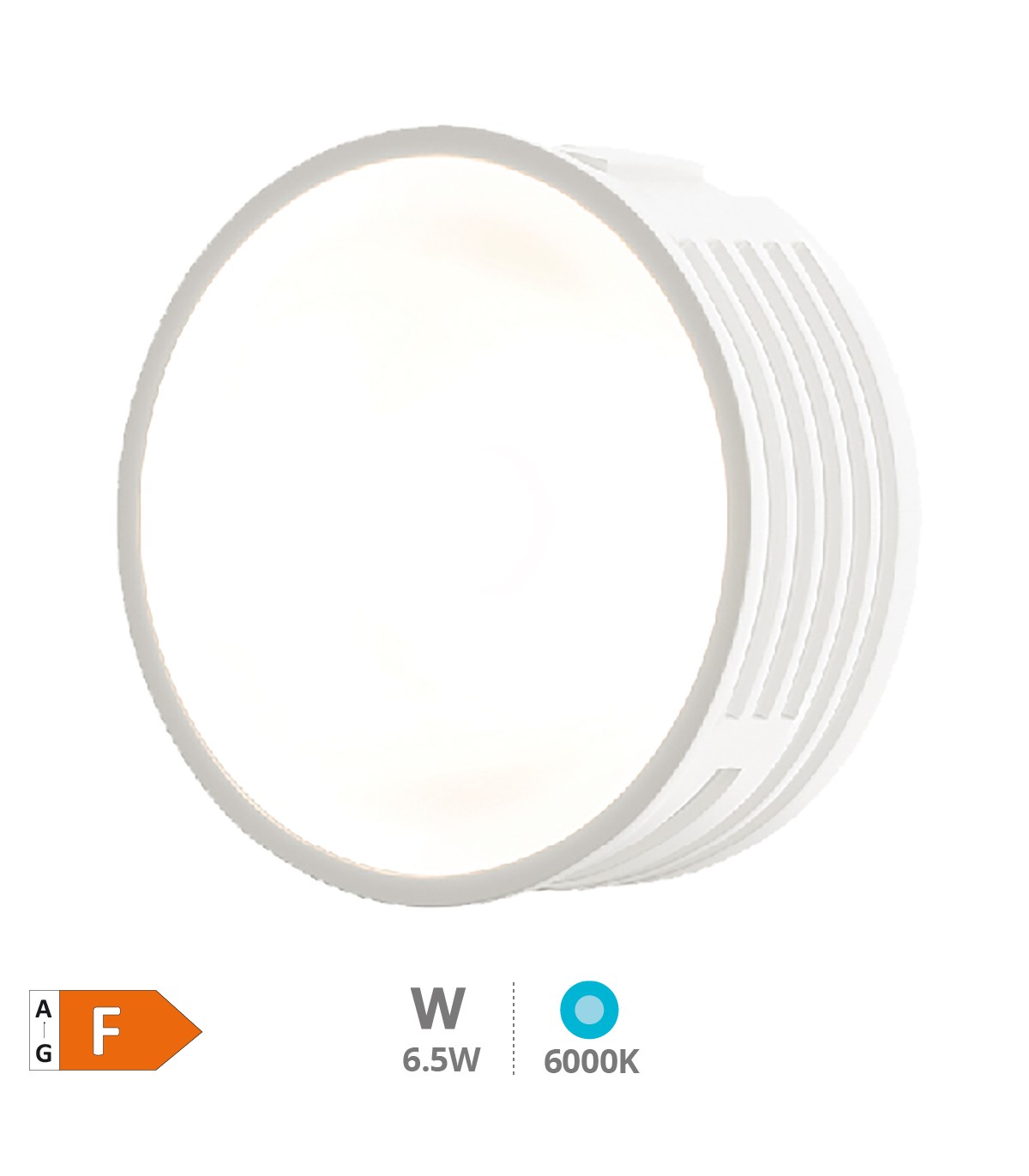 Modulo LED plano 6.5W 600Lm 120º IP20