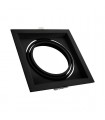 Marco empotrable orientable para AR111. Blanco/Negro