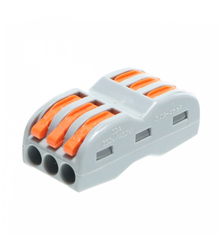 Conector Rápido de 3 Entradas 4mm