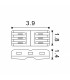 Conector Rápido de 3 Entradas 4mm
